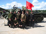 Участники парада военной техники 10.09.2006 г. на Кубинке в День танкиста